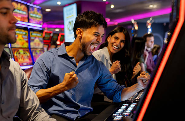Live casino table with professional dealer